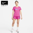 【25%OFFクーポン対象】ナイキ ウィメンズ ワン DF スウッシュ ハイブリッド S/S トップnike ランニング ウェア トップス Tシャツ dx10..