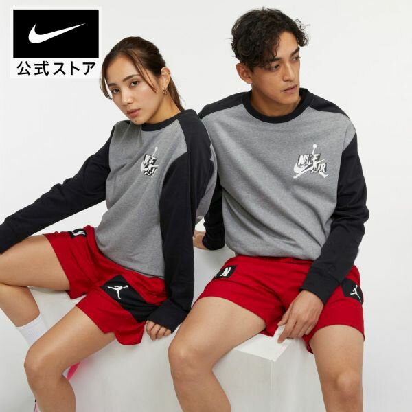 【時間限定40％OFFクーポン対象】【30%OFF】ジョーダン JMC フリース L/S クルーnike バスケ ウェア トップス Tシャツ メンズ ロングスリーブ fitness cz7881-091 裏パイル 楽天ナイキSS2312 楽天スーパーセール プレゼント 13日〜35%OFFクーポン対象のサムネイル