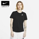 ナイキ Tシャツ レディース ナイキウェア クラブ エッセンシャル ウィメンズ Tシャツ nike SU23 ウェア Tシャツ レディース Sportswear dx7903-010 アウトドア 半袖 黒 母の日 ギフト プレゼント mt15