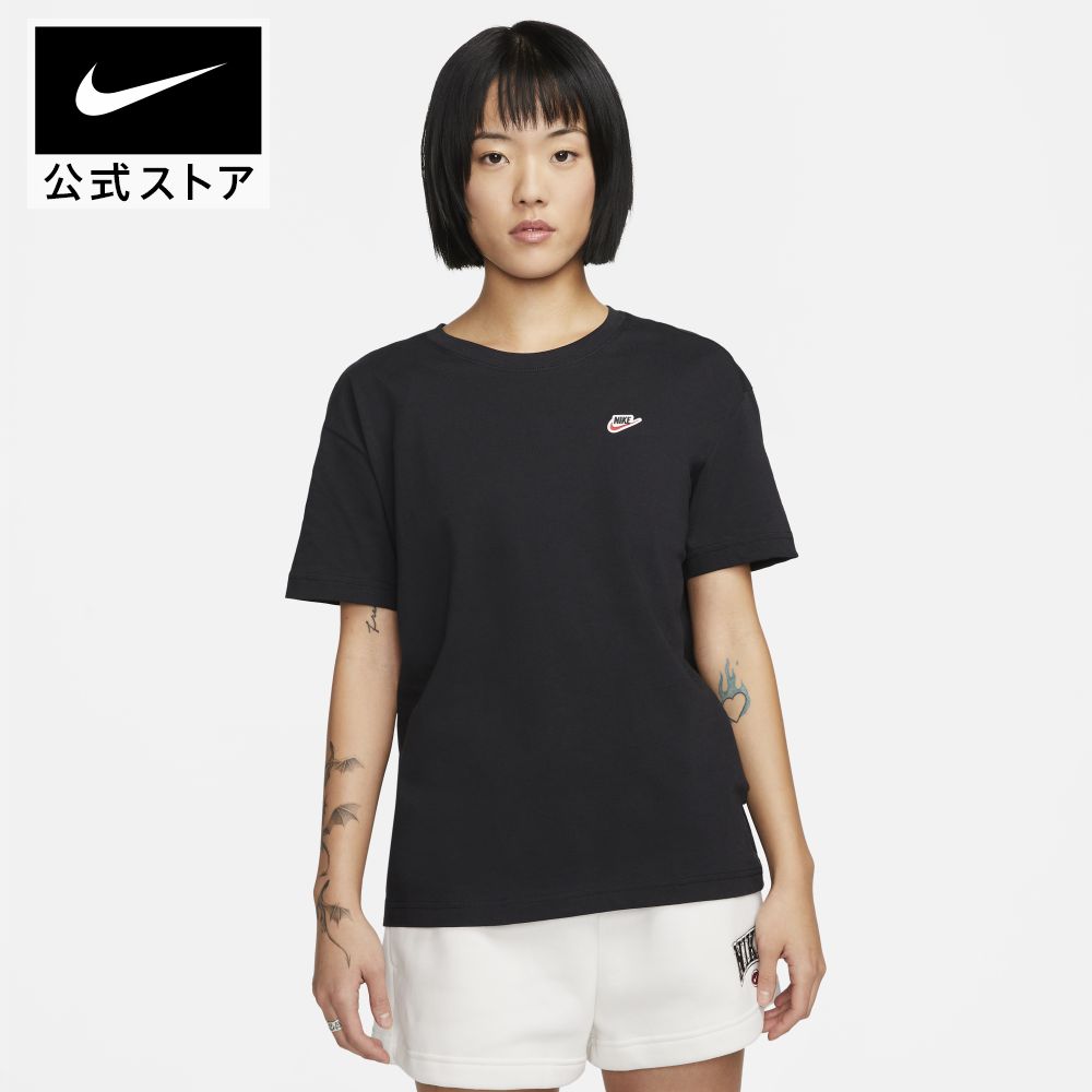 【40%OFF】ナイキ ウィメンズ NSW ボーイ LBR FS S/S Tシャツnike ウェア トップス Tシャツ レディース SU23 dz4686-010 黒 母の日 ギフト プレゼント 25cpn mt40 mtm 夏 半袖 父の日