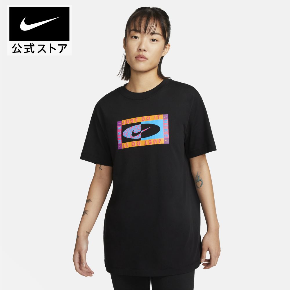 ナイキ Tシャツ レディース 【40%OFF】ナイキ ウィメンズ NSW OC 1 BF S/S Tシャツ nike SU23 ウェア Tシャツ レディース Sportswear fb8198-010 プレゼント アウトドア 半袖 黒 mt40 mtm 父の日 TS15