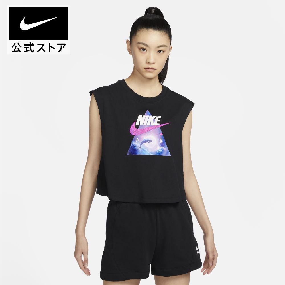 楽天NIKE 公式 楽天市場店【30％OFF】ナイキ ウィメンズ NSW OC 1 MSCL CRP タンク トップ nike SU23 ウェア トップス レディース Sportswear fd1215-010 プレゼント アウトドア 黒 父の日 mt30