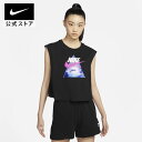 楽天NIKE 公式 楽天市場店【25％OFFクーポン対象】ナイキ ウィメンズ NSW OC 1 MSCL CRP タンク トップ nike SU23 ウェア トップス レディース Sportswear fd1215-010 プレゼント アウトドア 黒 母の日 ギフト 25cpn mt40 mtm