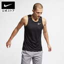 【30 OFFクーポン対象】ナイキ DRI-FIT マイラー タンク nike SU23 ウェア トップス メンズ ドライフィット 通気性 aj7563-010 プレゼント アウトドア ランニング 黒 cpn30 mtm 25cpn