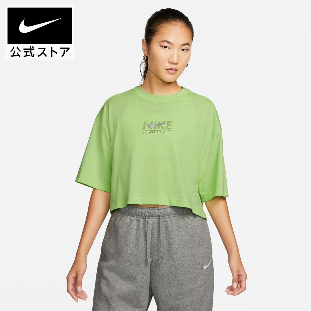 【40%OFFクーポン対象】ナイキ ウィメンズ NSW スウッシュ GX MOD S/S クロップ トップnike ウェア トップス dr5625-360 レディース 半袖50 40cpn 15日00:00〜のサムネイル