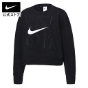 【35%OFFクーポン対象】ナイキ Dri-FIT ゲット フィット ウィメンズ トレーニングクルーnike トップス レディース 通気性 fitness dr7613-010 裏パイル プレゼント 19日〜 40%OFF mtm