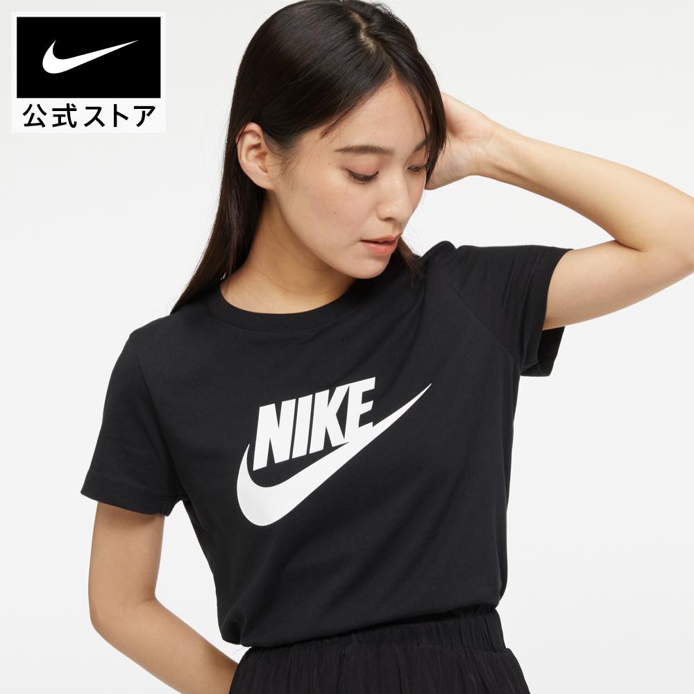 ナイキ Tシャツ レディース ナイキウェア エッセンシャル Tシャツnike ウェア トップス ウィメンズアパレル レディース dv6095-010 半袖 黒 白 プレゼント 父の日 TS15 mt30