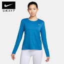 【40 OFFクーポン対象】ナイキ マイラー ウィメンズ ランニングトップnike HO23 aj8129-407 レディース プレゼント 長袖 ウェア 青 母の日 ギフト cpn40 15cpn