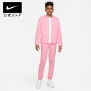 ナイキウェア ジュニア (ボーイズ) トラックスーツnike HO23 bv3634-690 キッズ 男の子 セットアップ 部活 通学50 白 ピンク mt50 mtm