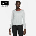 ナイキ Dri-FIT ワン ウィメンズ スタンダード フィット ロングスリーブ トップnike HO23 dd0642-073 長袖 フィットネス ウェア 黒 スポーツインナー cpn30 mtm