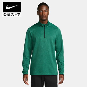 【50%OFFクーポン対象】ナイキ Therma-FIT ビクトリー メンズ 1/4ジップ ゴルフトップnike メンズ 冬 HO23 dn1948-370 防寒 長袖 ウェア 黒 緑 あったか cpn50 15cpn