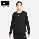 ナイキ スポーツウェア プレミアム エッセンシャル ウィメンズ ロングスリーブ Tシャツnike HO23 fb2605-010 レディース アウトドア 長袖 黒 母の日 ギフト プレゼント 25cpn