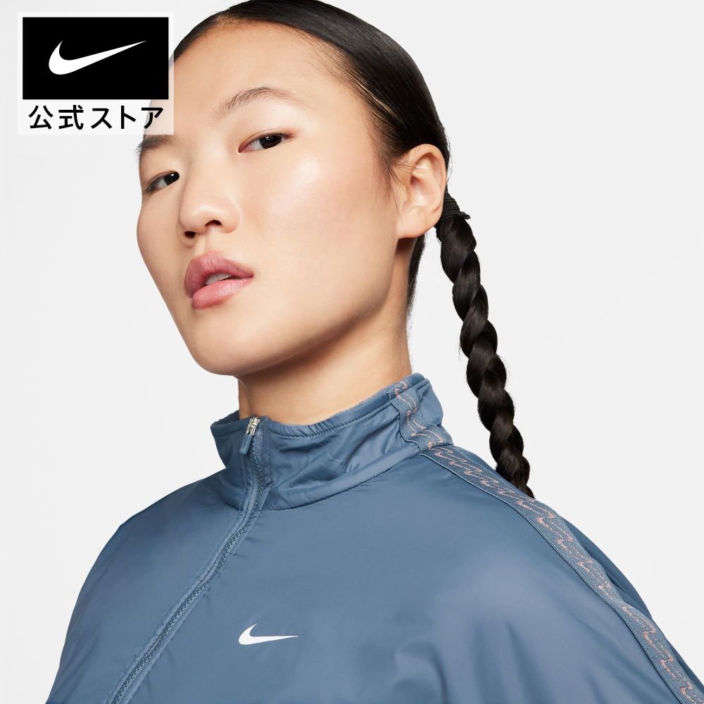 ナイキ ウィメンズ ワン TF フリース NVTY フルジップ L/S トップ NIKE ジム トレーニング ウェア トップス Therma-FIT Womens HO23 fb5671-491 レディース 長袖 フィットネス 青