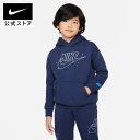 ナイキウェア シャイン フリース プルオーバー パーカー リトルキッズ フリースパーカーnike ウェア HO23 fv5860-410 長袖 25cpn