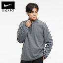 ナイキビクトリー メンズ 1/4ジップ ゴルフトップnike ゴルフウェア メンズ ゴルフ トップスメンズ サーマ ヒート dn1948-010 長袖 黒 cpn15