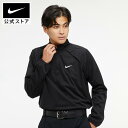 ナイキ SHLD ツアー WND SHT ジャケットnike メンズ アウター ゴルフウェア 防寒 長袖 teamsports dr5294-010 アウトドア 黒 白 cpn30 mtm 25cpn