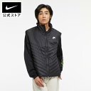 ナイキ Therma-FIT ウィンドランナー メンズ ミッドウェイト パファー ベストnike HO23 fb8202-011 防寒 プレゼント アウトドア ウェア 黒 あったか fp15