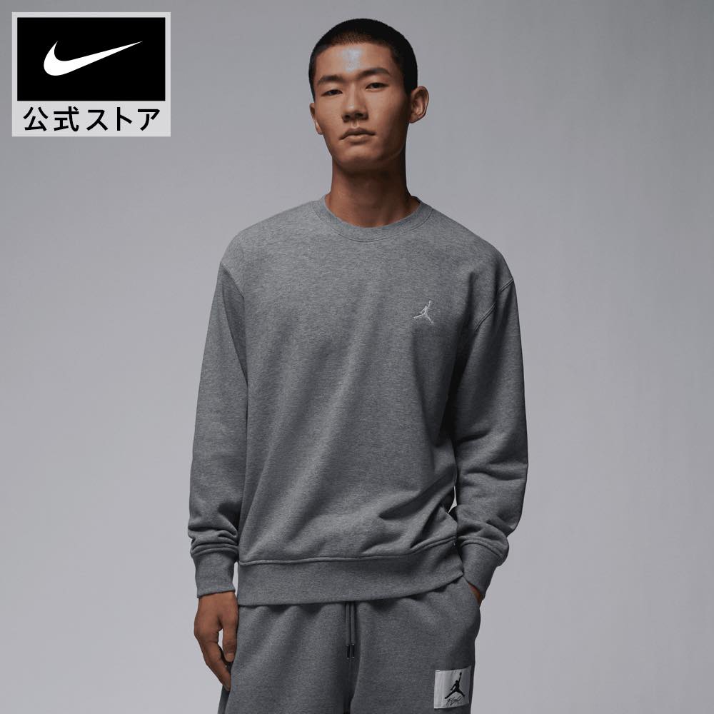 【30%OFF】ジョーダン エッセンシャル メンズ ループバック フリース クルーネック スウェットシャツnike NBA SP24 トレーナー 長袖 あったか ウェア 白 mt30