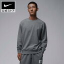 ジョーダン エッセンシャル メンズ ループバック フリース クルーネック スウェットシャツnike NBA SP24 トレーナー 長袖 あったか ウェア 白