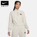 【新着アイテム】ナイキ ウィメンズ NSW QZ NCPS フリース L/S クロップ トップnike ウェア SP24 ランニング トレーナー 長袖 あったか