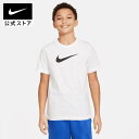 楽天NIKE 公式 楽天市場店ナイキ YTH NSW スウッシュ 2 S/S Tシャツ FSnike ウェア トップス キッズ SP24 ジュニア 子供 半袖 黒 白 25cpn