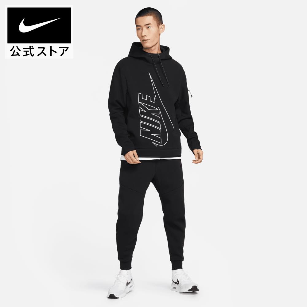 ナイキ パーカー メンズ ナイキ テック フリース GX プルオーバー L/S フーディnike ウェア トップス パーカー SP24 トレーナー 長袖 あったか 黒 TS15 期間限定