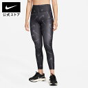 【60%OFF 5/9 20:00〜5/16 1:59】ナイキ ファスト スウッシュ ウィメンズ ミッドライズ 7/8 プリント ランニングレギンス ポケット付...