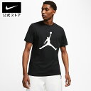 ジョーダン ジャンプマン メンズ Tシャツ NIKE バスケットボール ジョーダン ウェア トップス NBA Mens Jordan 半袖 air エア プリント コットン ポリエステル 黒 ブラック FA24