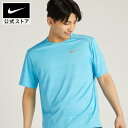 ナイキ Dri-FIT マイラー メンズ ショートスリーブ ランニングトップnike ウェア Tシャツ SP24 春物 青 25cpn