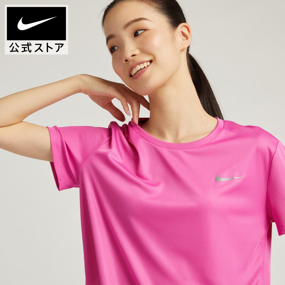 ナイキ マイラー ウィメンズ ショートスリーブ ランニングトップnike SP24 レディース 半袖 春物 ウェア プレゼント 父の日 Tシャツ