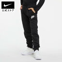 ナイキウェア クラブ フリース ジュニアパンツ スウェットnike キッズ 子ども ボトムス ci2911-010 親子コーデ あったか 黒 白 mtm mt40