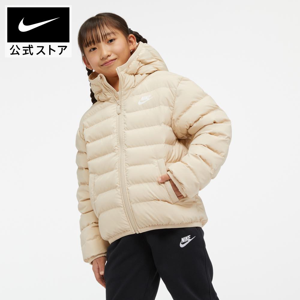 楽天NIKE 公式 楽天市場店ナイキウェア ライトウェイト シンセティック フィル ジュニア ルーズ フーデッド ジャケットnike キッズ アウター HO23 fd2845-126 アウトドア 白 cpn15