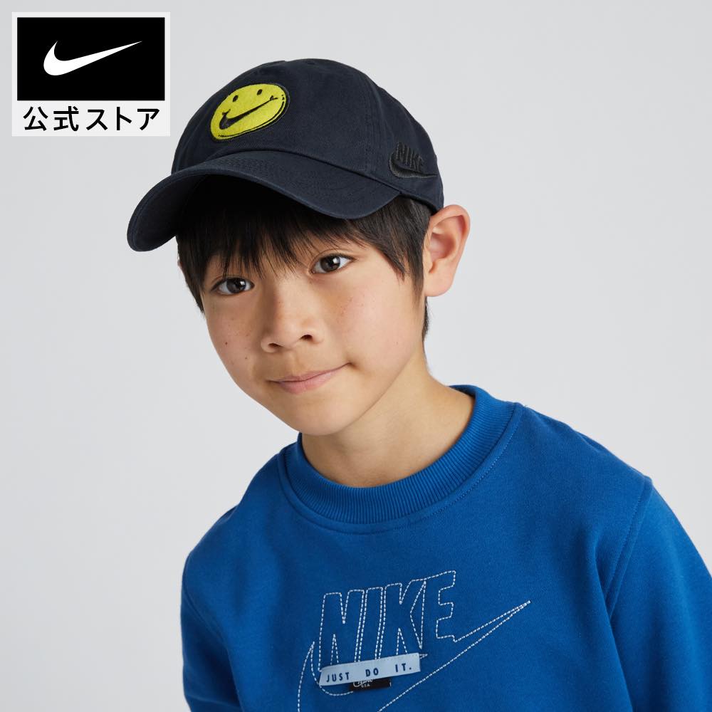 【40%OFF】ナイキ YTH US CB スマイリー FS クラブ キャップnike ヘッドウェア キッズ SP24 アパレル ジュニア 子供 帽子 春物 黒 25cpn mt40 mtm