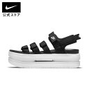 ナイキ アイコン クラシック ウィメンズサンダル NIKE シューズ ライフスタイル サンダル Sportswear レディース 厚底 スポーツ SU23 黒 ...