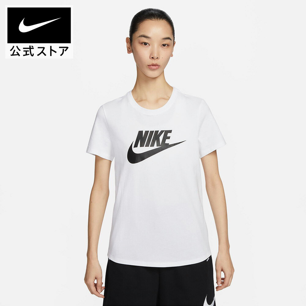 【クリアランス価格】ナイキ ウィメンズ NSW エッセンシャル ICN FTRA S/S Tシャツ NIKE ライフスタイル ウェア トップス Tシャツ レディース SU23 dx7907-100 アウトドア 半袖 白