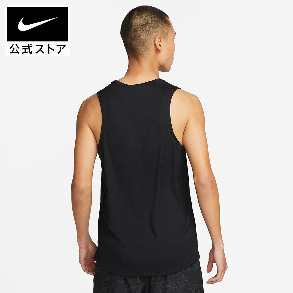 【40%OFFクーポン対象 8.4 20:00〜8.11 01:59】ナイキ Dri-FIT マイラー メンズ ランニングタンクトップ NIKE Mens ウェア トップス インナー ノースリーブ 軽量 メッシュ Dri-FIT 速乾 SP24 黒 ブラック S-3XL 屋内 トレーニング