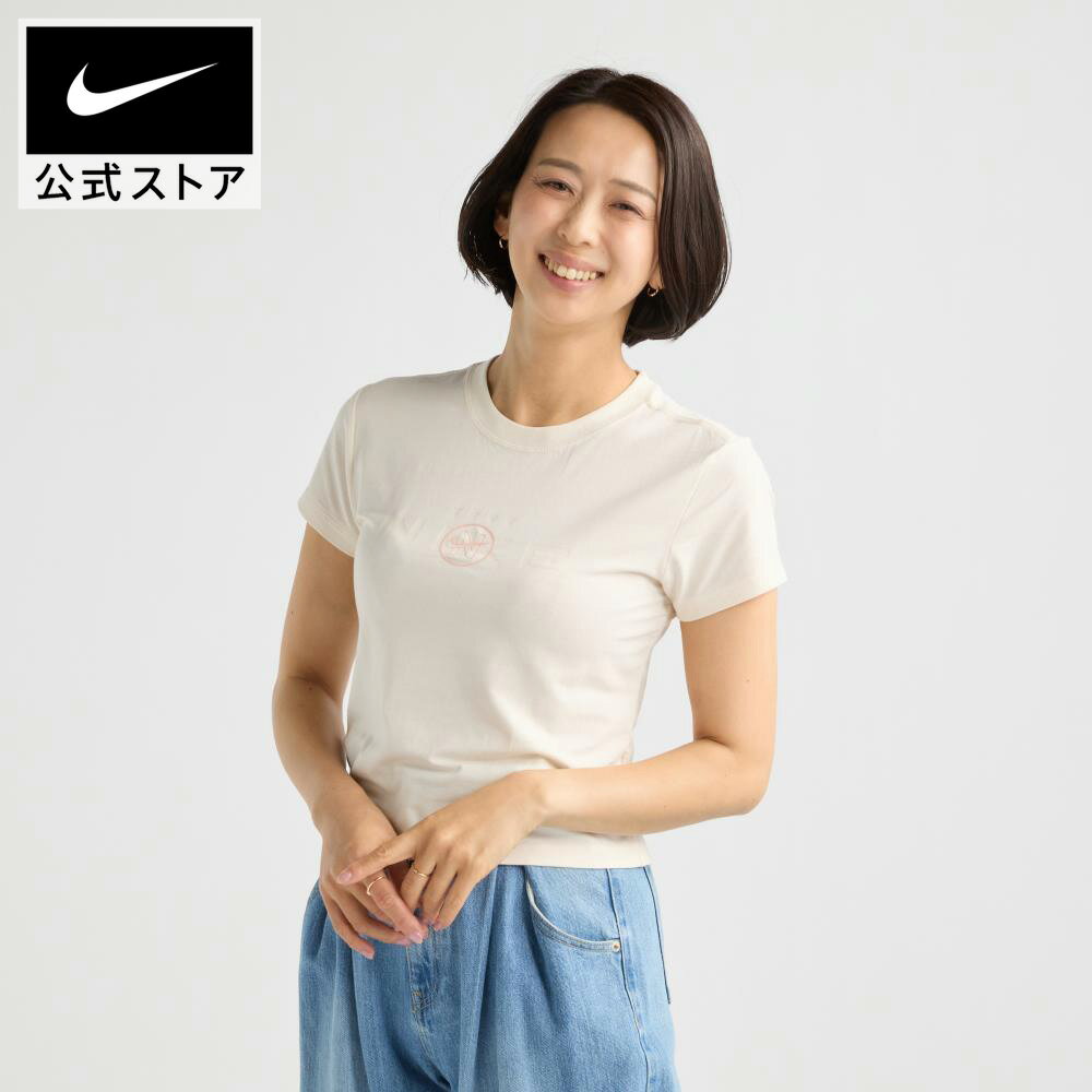 樂天商城 - ナイキ ウィメンズ NSW CHLKNT MODCRP ストリート S/S Tシャツ NIKE レディース 半袖Tシャツ ショートスリーブ 胸元ワンポイントロゴ フロントプリント クロップド丈 XS-2XL SU26 母の日