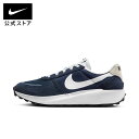 【2BUY15%OFFクーポン対象 8.12 13:00~8.23 23:59】ナイキ ワッフル ナビ メンズシューズ NIKE mens スニーカー 靴 スエード ナイロン 通勤 通学 ローカット ネイビー 紺色 ワッフルソール ランニング 普段履き 耐久性 fj4195-400 FA25