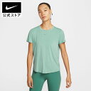 ナイキ ウィメンズ ワン クラシック DF S/S トップ NIKE レディース 半袖Tシャツ クルーネック ジム トレーニングウェア 胸元ワンポイント ワンカ...