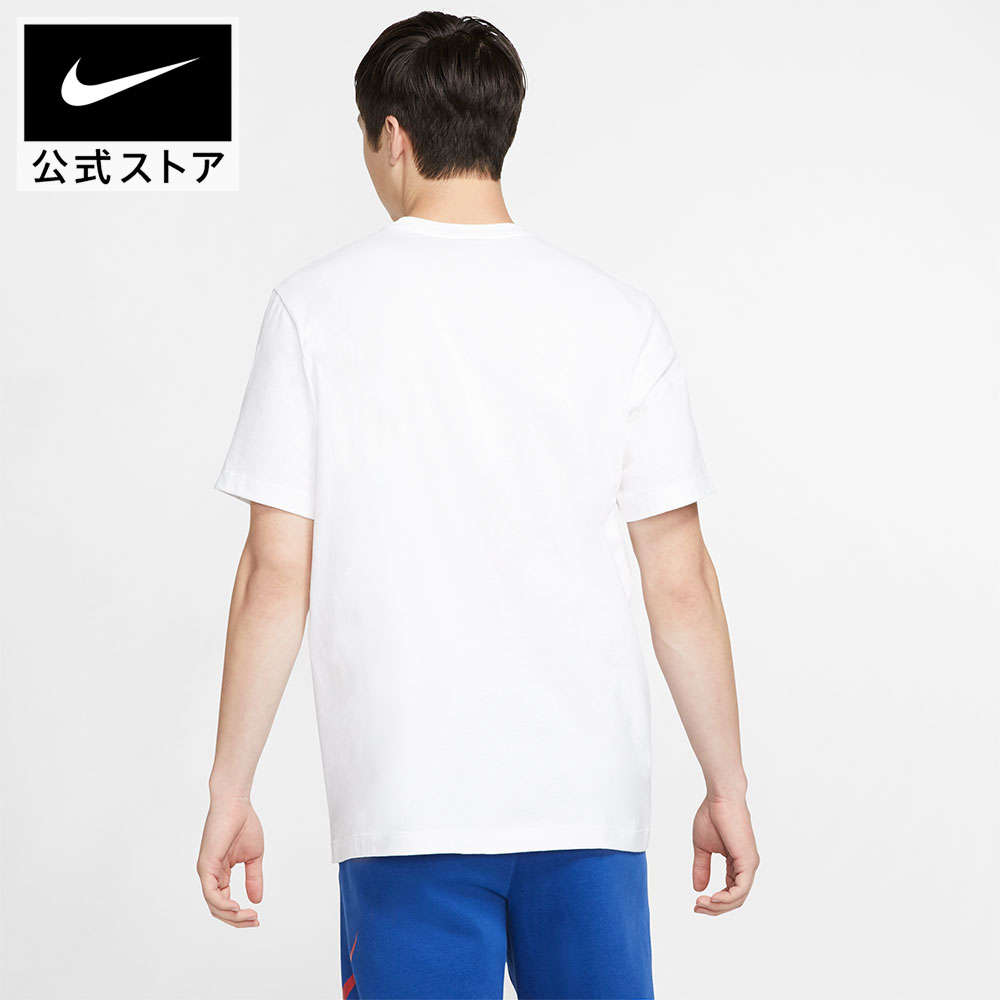 ナイキ JUST DO IT スウッシュ S/S Tシャツ NIKE メンズ ホワイト オシャレ カジュアル コットン ウォーキング ジム フィットネス スポーツ 運動 散歩 半袖 ar5007-100 FA25