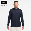 ナイキ DF ビクトリー SOLID L/S ポロ NIKE メンズ 長袖ポロシャツ ゴルフウェア 襟付き Dri-Fit 通気性 速乾性 2ボタン ワンポイントロゴ ワンカラー dn2345-451 FA25