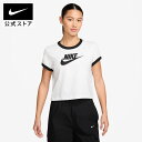 ナイキ ウィメンズ NSW リンガー VNTG RU S/S Tシャツ NIKE womens レディース ファッション 定番デザイン 半袖 普段着 日常着 カジュアル 休日スタイル ロゴ FA25