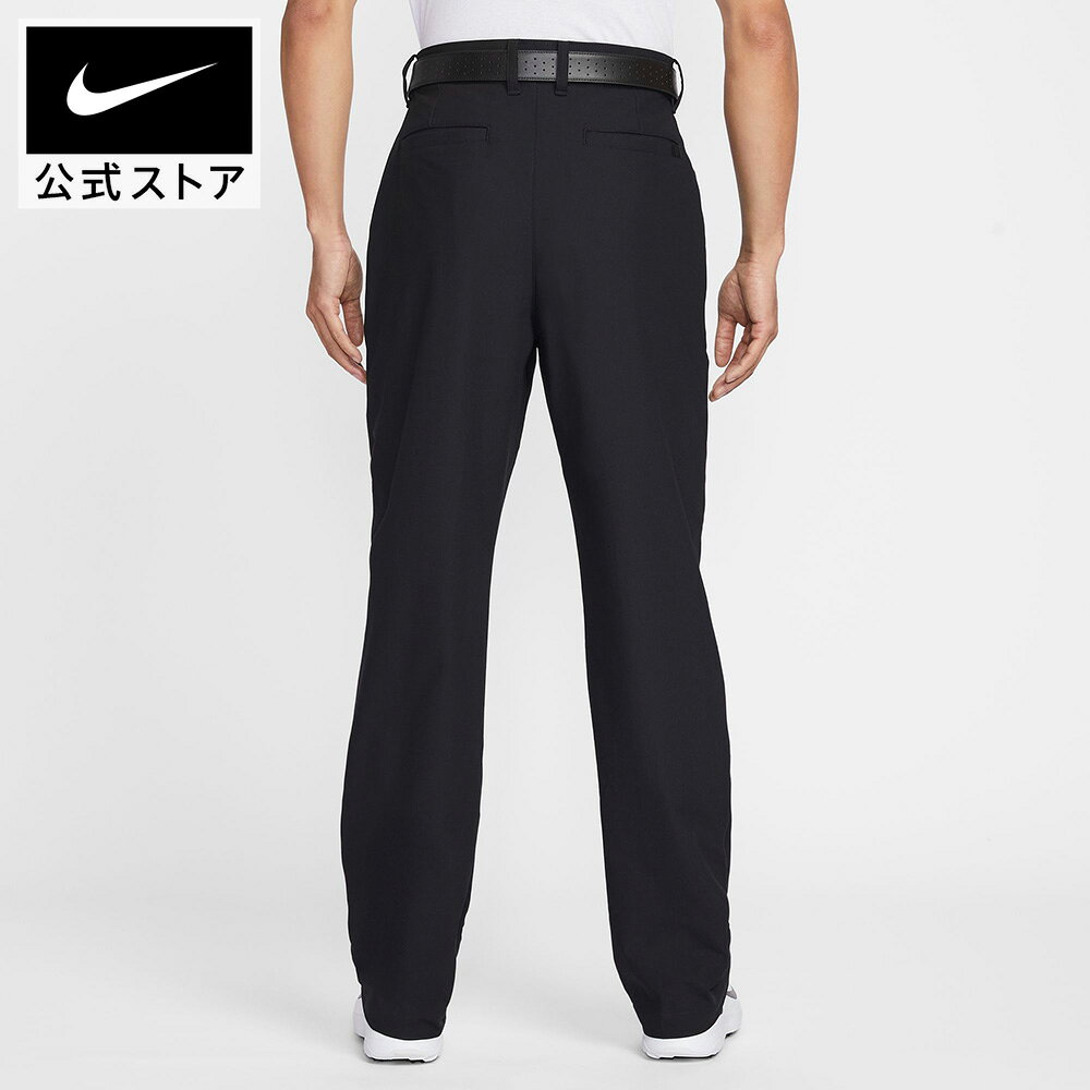 ナイキ パー メンズ Dri-FIT ゴルフパンツ NIKE ゴルフ GOLF ウェア ボトムス ロングパンツ Dri-FIT 裏地付きポケット ティー収納 プレミアムパイピング仕上げ 黒 ブラック FA26