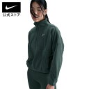 ナイキ ワン ウィメンズ Therma-FIT オーバーサイズド 1/2ジップ フリース トップ NIKE レディース フードなし ハーフジップ 緑 グリーン ...