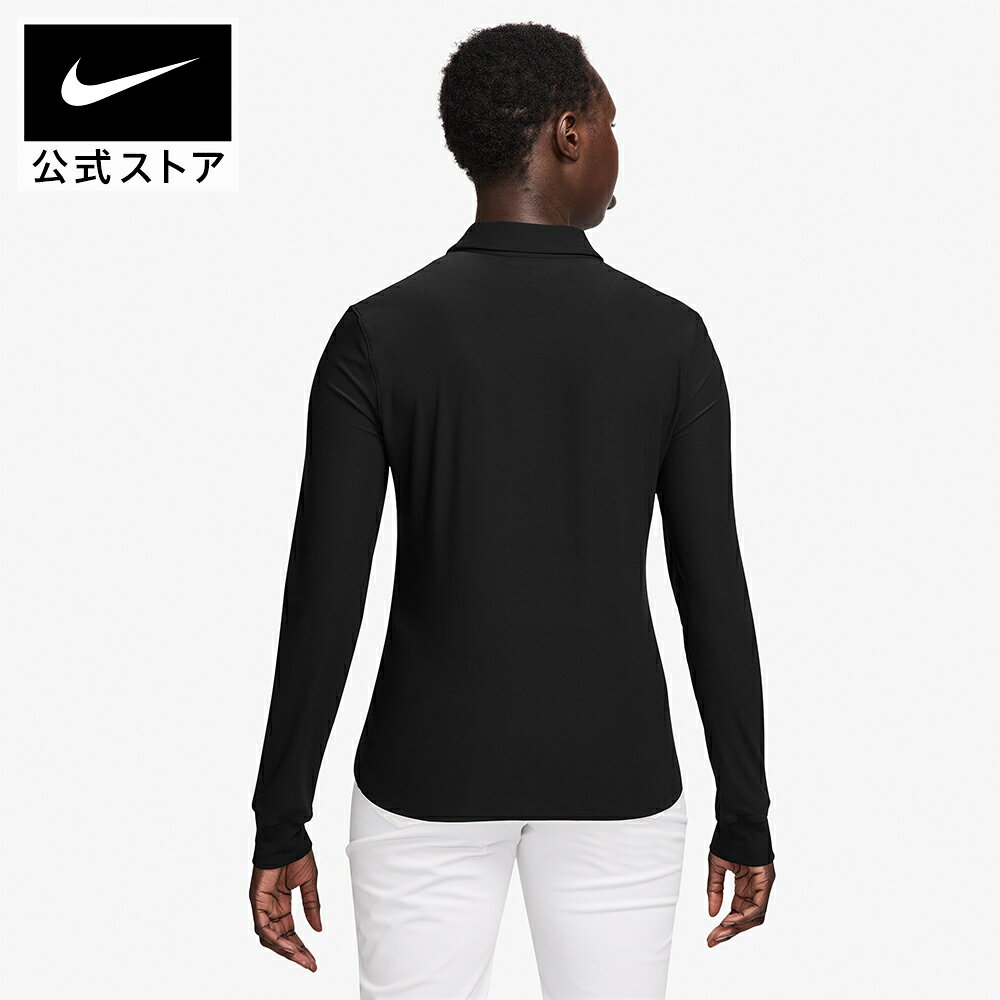 ナイキ ウィメンズ DF ヴィクトリー L/S ポロ NIKE レディース ウェア ポロシャツ トップス 長袖 速乾 Dri-FIT ゴルフ 黒 ブラック 公式 ギフト SP25