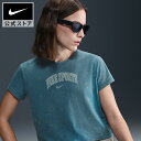 【30%OFFクーポン対象 8.12 13:00~8.23 23:59】ナイキ ウィメンズ NSW PNX WASH S/S Tシャツ NIKE レディース トップス 半袖 コットン素材 レトロ ビンテージ加工 カジュアル 柔らか 普段着 ロゴTシャツ おしゃれ 公式 ギフト SU25
