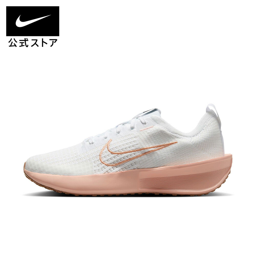 乐天商城 - ナイキ ウィメンズ インタラクト ラン NIKE Womens レディース ロード シューズ ランナー マラソン QRコード 白 ホワイト 22cm-29cm FD2292-111 SU26 ランニング 屋内 トレーニング 母の日
