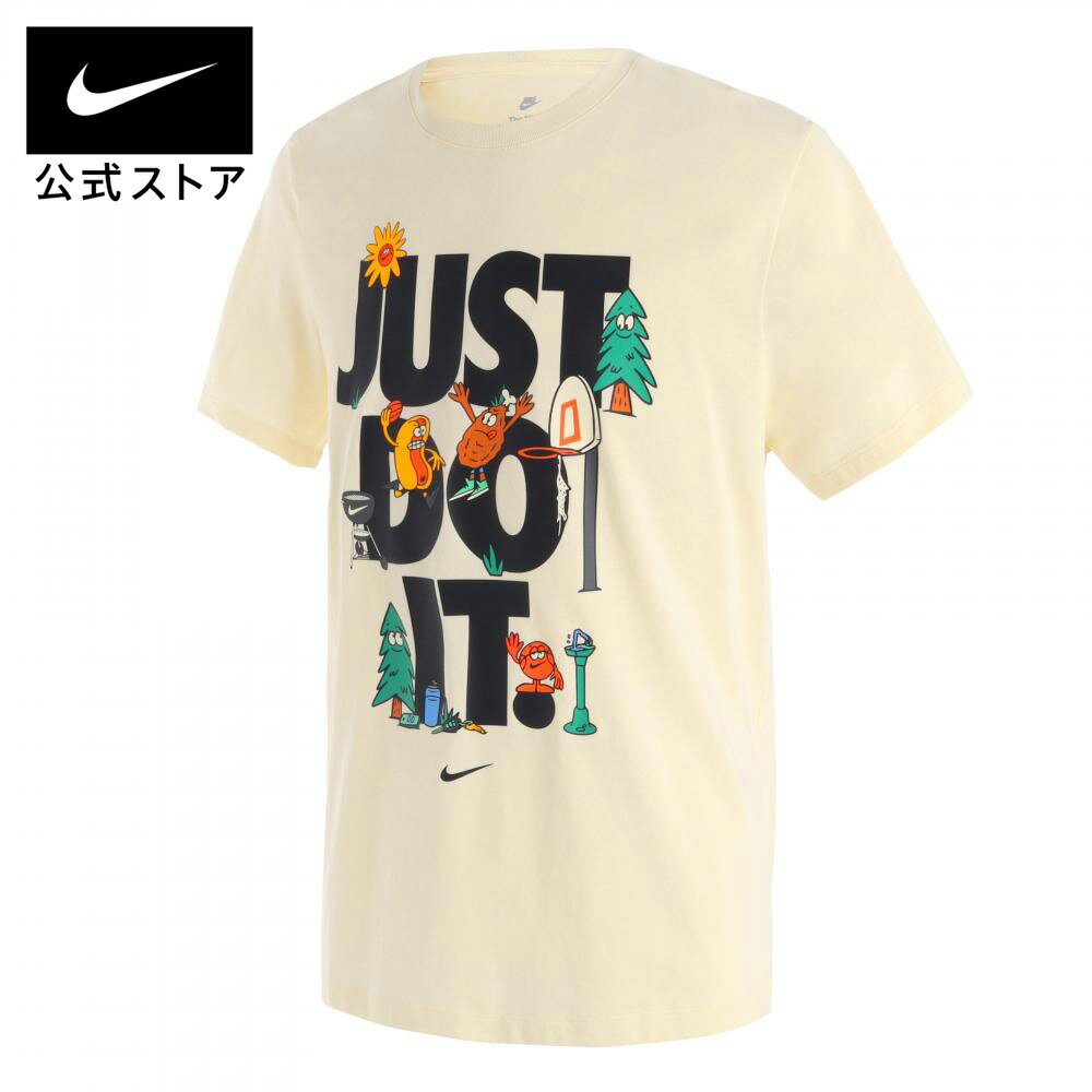 乐天商城 - 【春夏ウェア30%オフ/2buy50%オフCPN対象 5.14 0:00〜5.16 1:59】ナイキ NSW JDI FS S/S Tシャツ NIKE メンズ トップス 半袖 ライフスタイル フロントプリント グラフィック 定番デザイン カジュアル 普段着 柔らか 軽量 コットン素材 S-2XL SU26