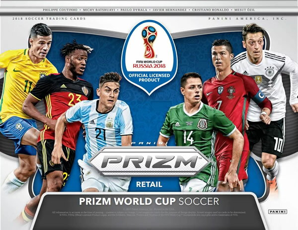 2018 PANINI PRIZM FIFA WORLD CUP SOCCER FAT PACK BOX