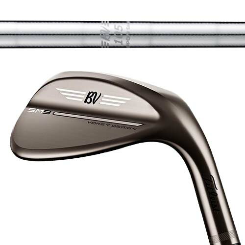 ボーケイ（Vokey） ボーケイ SM9 ウェッジ単品（ブラッシュドスチール） BV105 スチールシャフト 2022